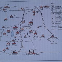 Grubenplan der Region mit Angaben der Firmen