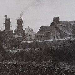 Grube Hochstadt 1975 am Gelände des Röm. Vicus Eisenberg