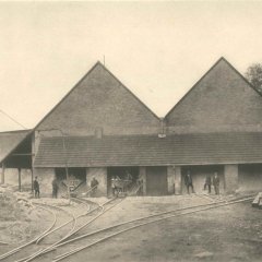 Lagerhalle zur Einlagerung von Ton