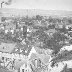 Industrieschornsteine prägen das Stadtbild Eisenbergs