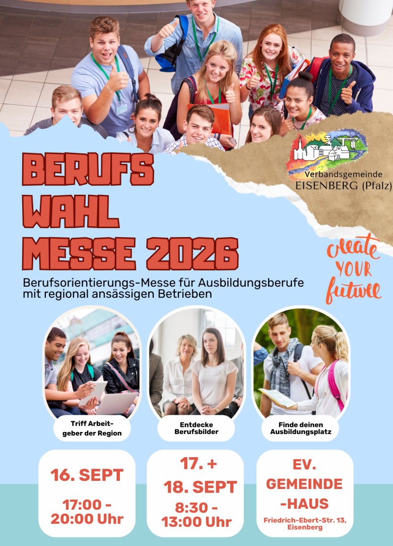 BerufsWahlMesse 2026 (111 x 154 mm) - 1 Plakat zur BerufsWahlMesse